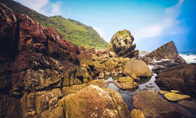Rocks at Beiguan Tidal Park